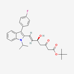 (S,E)-tert-Butyl 7-(3-(4-fluorophenyl)-1-isopropyl-1H-indol-2-yl)-5-hydroxy-3-oxohept-6-enoate