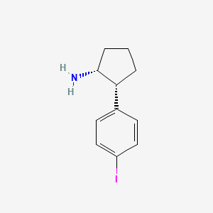 Cyclopentanamine, 2-(4-iodophenyl)-, (1R,2R)-rel-