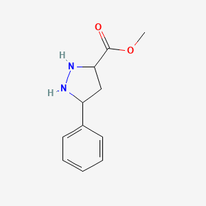 Methyl 5-phenylpyrazolidine-3-carboxylate