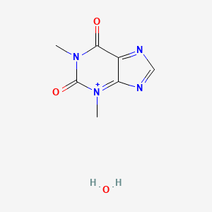 1,3-Dimethylpurin-3-ium-2,6-dione;hydrate