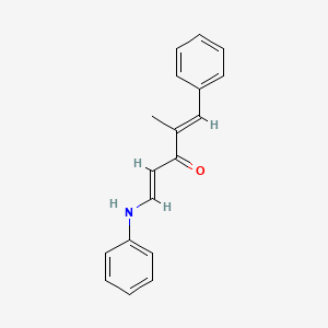 (1E,4E)-5-anilino-2-methyl-1-phenylpenta-1,4-dien-3-one