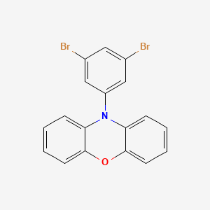 molecular formula C18H11Br2NO B12328271 10-(3,5-Dibromo-phenyl)-10H-phenoxazine 