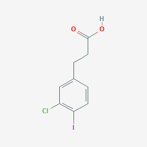 Benzenepropanoic acid, 3-chloro-4-iodo-