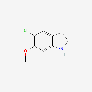 5-Chloro-6-methoxy-2,3-dihydro-1H-indole