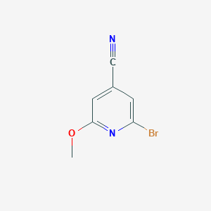 2-Bromo-6-methoxyisonicotinonitrile