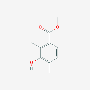 molecular formula C10H12O3 B12328497 Methyl 3-hydroxy-2,4-dimethylbenzoate 