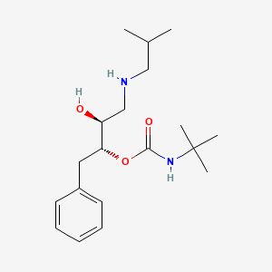 [(2R,3S)-3-hydroxy-4-(2-methylpropylamino)-1-phenylbutan-2-yl] N-tert-butylcarbamate