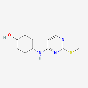 4-(2-Methylsulfanyl-pyrimidin-4-ylamino)-cyclohexanol