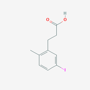 Benzenepropanoic acid, 5-iodo-2-methyl-