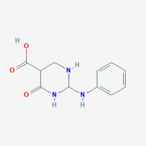 5-Pyrimidinecarboxylic acid, 1,6-dihydro-6-oxo-2-(phenylamino)-