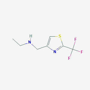 N-((2-(trifluoromethyl)thiazol-4-yl)methyl)ethanamine