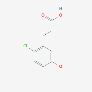 molecular formula C10H11ClO3 B12328628 (2-Chloro-5-methoxybenzyl)acetic acid 