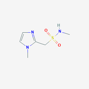 N-methyl-1-(1-methyl-1H-imidazol-2-yl)methanesulfonamide