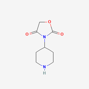 3-(Piperidin-4-yl)oxazolidine-2,4-dione hydrochloride