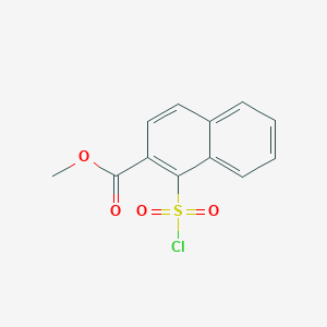 Methyl 1-(chlorosulfonyl)-2-naphthoate