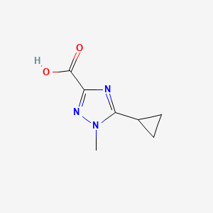 5-Cyclopropyl-1-methyl-1H-1,2,4-triazole-3-carboxylic acid