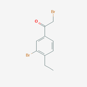 2-Bromo-1-(3-bromo-4-ethylphenyl)ethanone