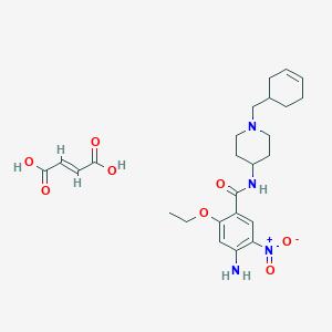 molecular formula C25H34N4O8 B1232874 Cidine CAS No. 67135-13-1