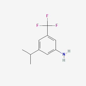 Benzenamine, 3-(1-methylethyl)-5-(trifluoromethyl)-