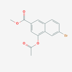 4-(Acetyloxy)-6-bromo-2-naphthalenecarboxylic acid methyl ester