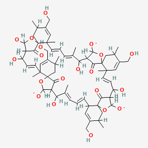 molecular formula C65H82O20-4 B1232881 Quartromicin D3 CAS No. 140448-01-7