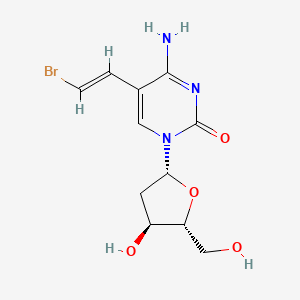 molecular formula C11H14BrN3O4 B1232882 5-(2-Bromovinyl)-2'-deoxycytidine 