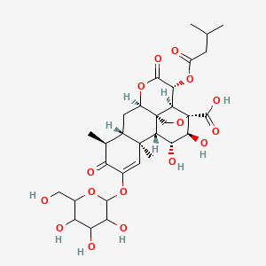 molecular formula C31H42O16 B1232883 Bruceoside E 