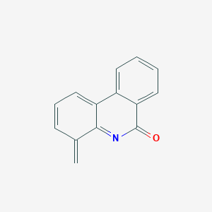 molecular formula C14H9NO B12328848 6(5H)-Phenanthridinone, 4-methyl- 