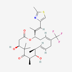 molecular formula C27H36F3NO5S B1232890 Fludelone 