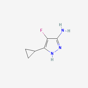 3-cyclopropyl-4-fluoro-1H-pyrazol-5-amine