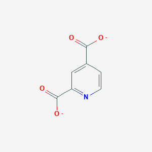 molecular formula C7H3NO4-2 B1232892 Lutidinate 