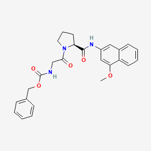 molecular formula C26H27N3O5 B12328978 Z-Gly-Pro-4MbetaNA CAS No. 201983-16-6