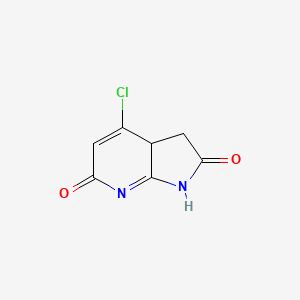 1H-Pyrrolo[2,3-b]pyridine-2,6-dione, 4-chloro-3,7-dihydro-