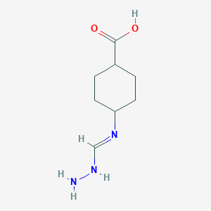 Cyclohexanecarboxylic acid, 4-[(aminoiminomethyl)amino]-, trans-