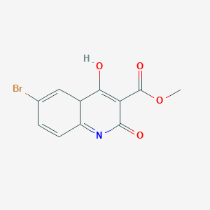 3-Quinolinecarboxylic acid, 6-bromo-1,2-dihydro-4-hydroxy-2-oxo-, methyl ester