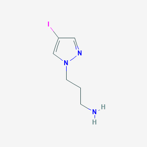 3-(4-iodo-1H-pyrazol-1-yl)propan-1-amine