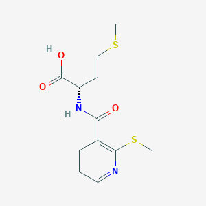 4-(Methylthio)-2-(2-(methylthio)nicotinamido)butanoic acid