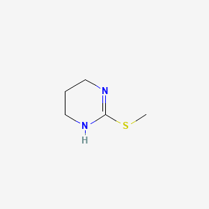 molecular formula C5H10N2S B12329153 2-(Methylsulfanyl)-1,4,5,6-tetrahydropyrimidine 