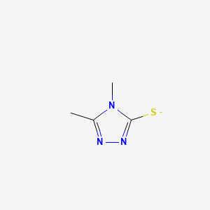 3H-1,2,4-Triazole-3-thione, 2,4-dihydro-4,5-dimethyl-, ion(1-)