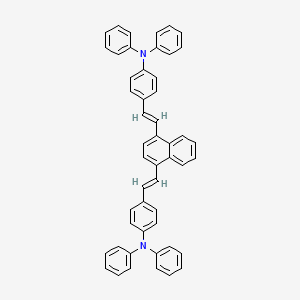 4,4'-((1E,1'E)-Naphthalene-1,4-diylbis(ethene-2,1-diyl))bis(N,N-diphenylaniline)