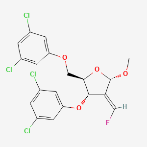 (2R,3S,4E,5S)-3-(3,5-dichlorophenoxy)-2-[(3,5-dichlorophenoxy)methyl]-4-(fluoromethylidene)-5-methoxyoxolane