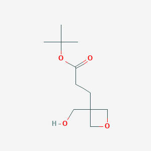 tert-Butyl3-[3-(hydroxymethyl)oxetan-3-yl]propanoate