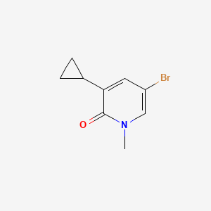 5-Bromo-3-cyclopropyl-1-methylpyridin-2(1H)-one