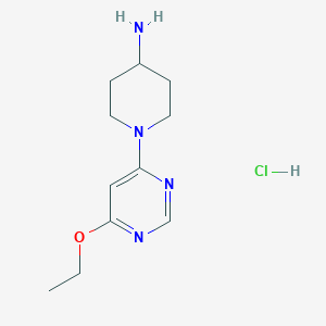 1-(6-Ethoxy-pyrimidin-4-yl)-piperidin-4-ylamine hydrochloride