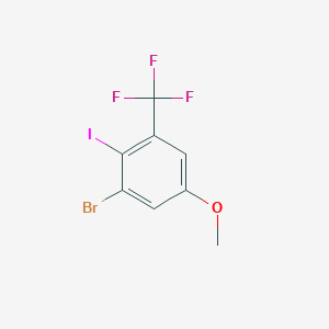 1-Bromo-2-iodo-5-methoxy-3-(trifluoromethyl)benzene