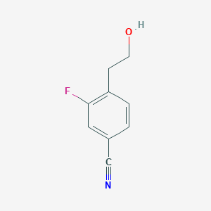 Benzonitrile, 3-fluoro-4-(2-hydroxyethyl)-