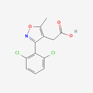 2-(3-(2,6-Dichlorophenyl)-5-methylisoxazol-4-YL)acetic acid