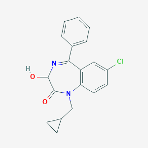 molecular formula C19H17ClN2O2 B123293 3-Hydroxyprazepam CAS No. 18818-61-6