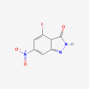 4-Fluoro-3-hydroxy-6-nitroindazole