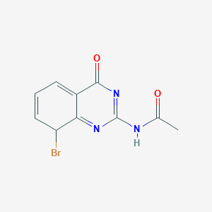 N-(8-bromo-4-oxo-8H-quinazolin-2-yl)acetamide